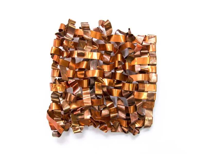 Ткань 4Spaces Metal tapestries Cupper_Kupfer