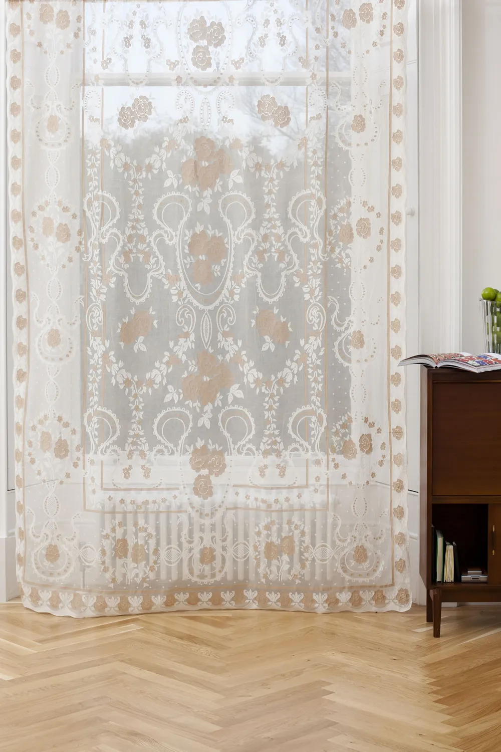 Ткань Morton Young and Borland Madras Panels 10266_stone