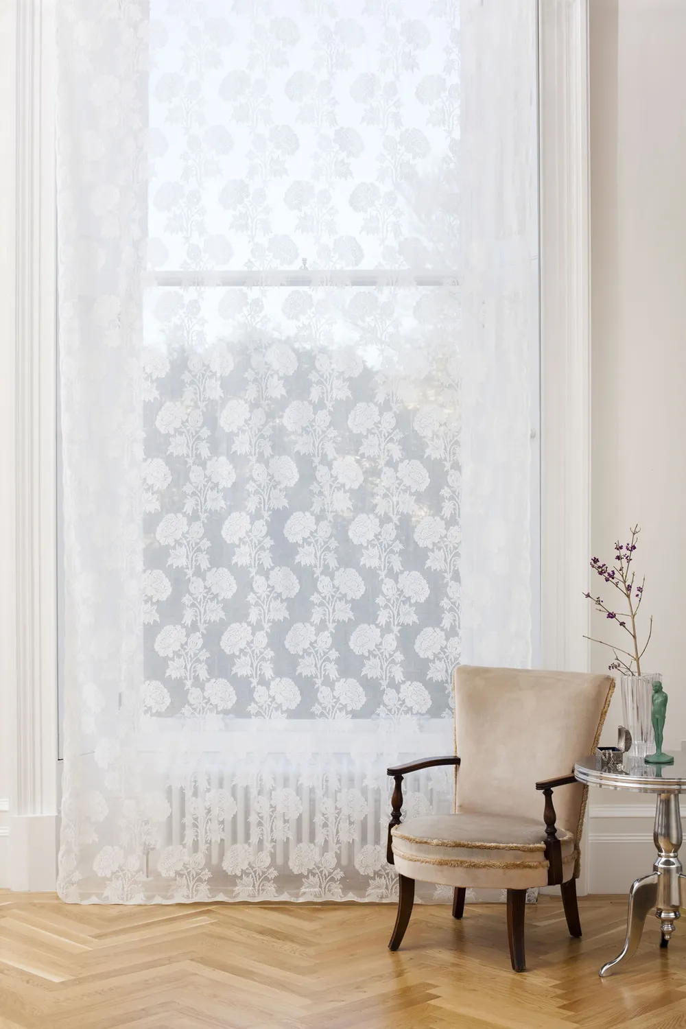 Ткань Morton Young and Borland Madras Panels 10274c_ivory