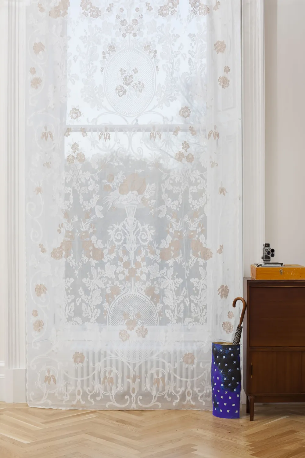 Ткань Morton Young and Borland Madras Panels 9662_stone