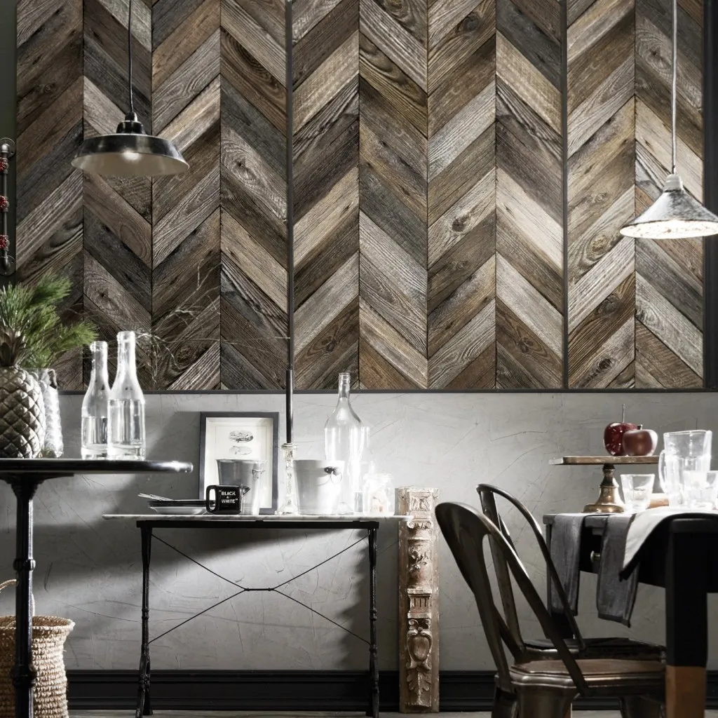 Обои для стен Koziel Wood effect wallpapers 8888-77