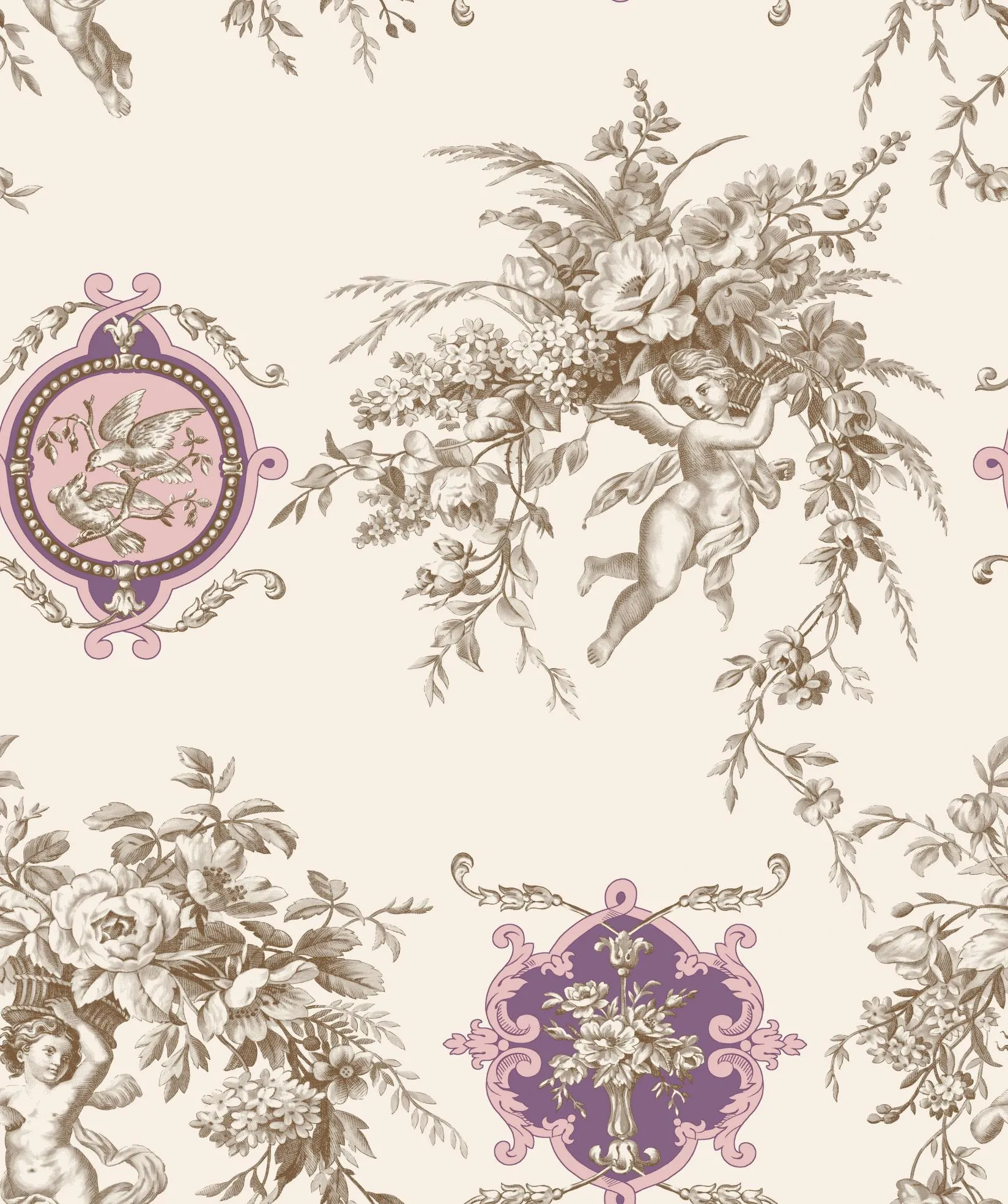 Ткань Thevenon Toiles Jouy 643804_justine