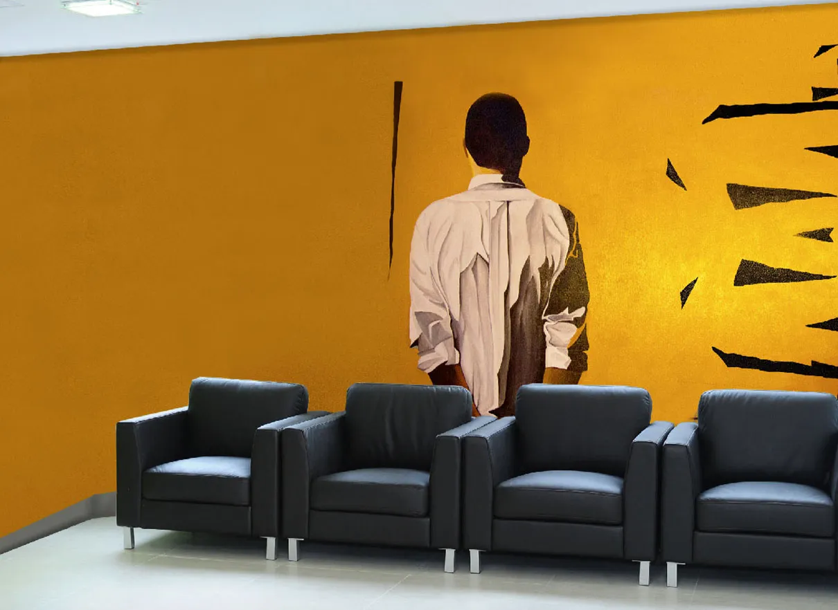 Обои для стен Ango Linea &Co 1101-A01-Co.-ambientata