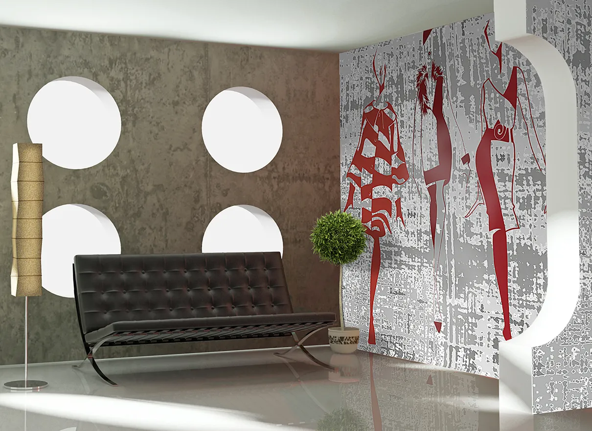 Обои для стен Ango Linea Job 301-A01-JOB-ambientata