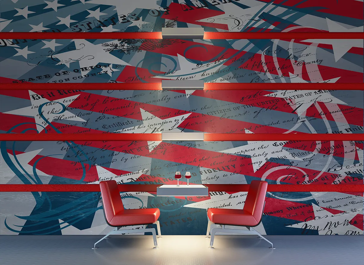 Обои для стен Ango Linea Metropolitan 206-A01-METROPOLITAN-ambientata