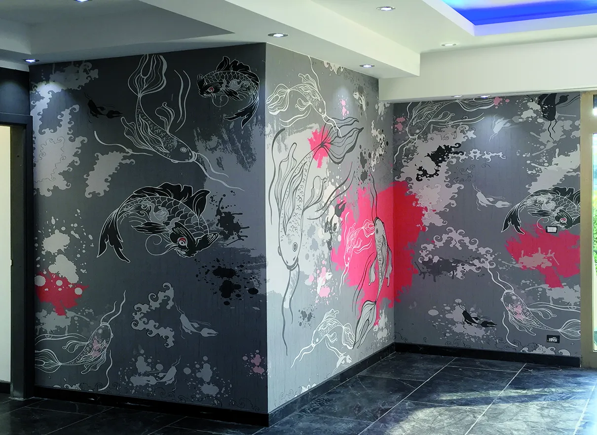 Обои для стен Ango Linea Oriental 1300-A01-ORIENTAL-AMBIENTATA