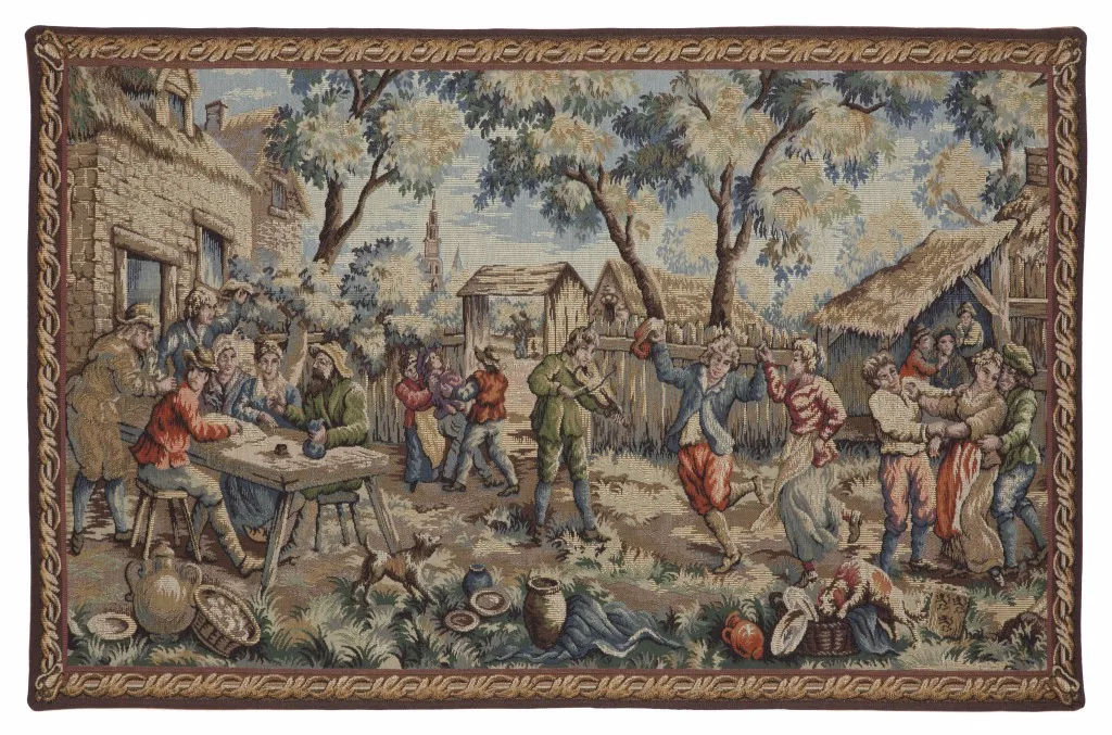 Гобелен Renaissance LW1512_Flemish_Village_Scene_4