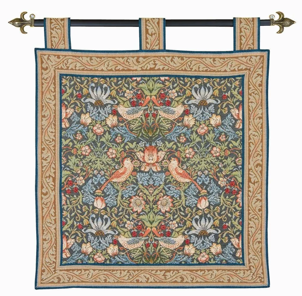 Гобелен William Morris LW869_Strawberry_Thief_9