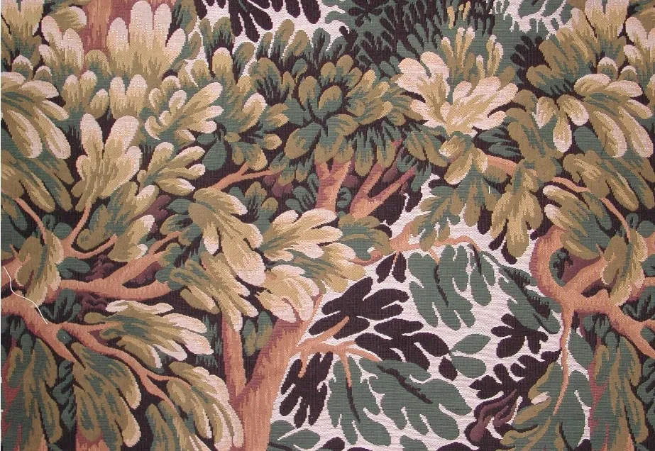 Ткань Hines of Oxford Verdure verdure_audenarde_tapestry_fabric_1