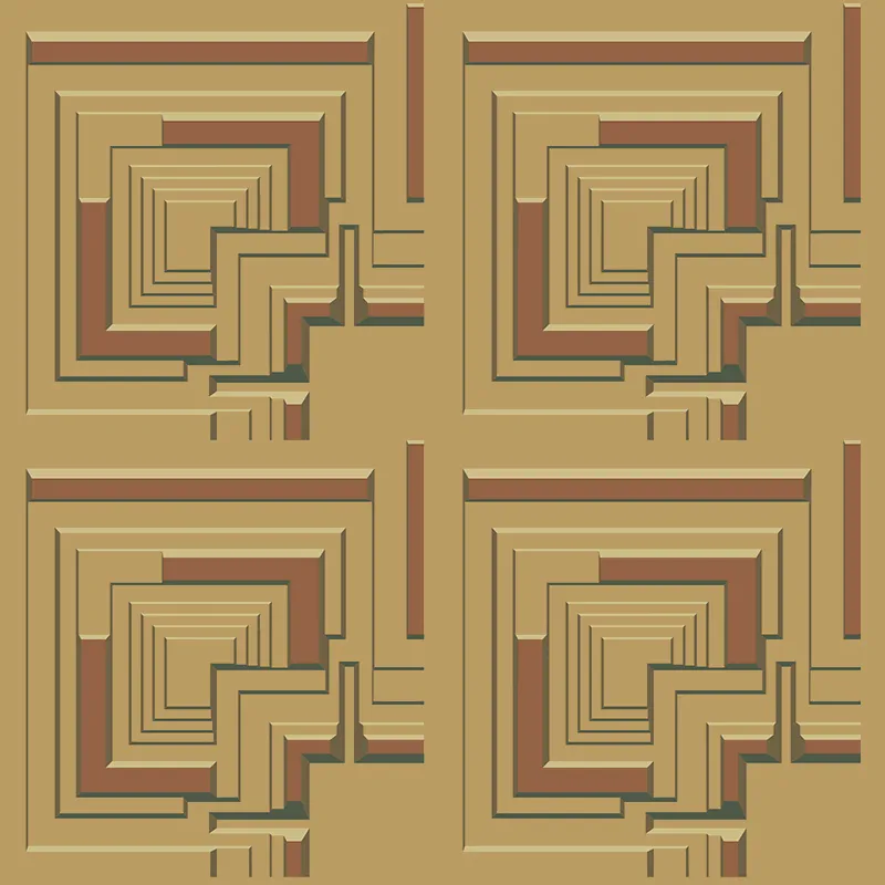 Обои для стен Bradbury & Bradbury Frank Lloyd Wright shadows_4_600