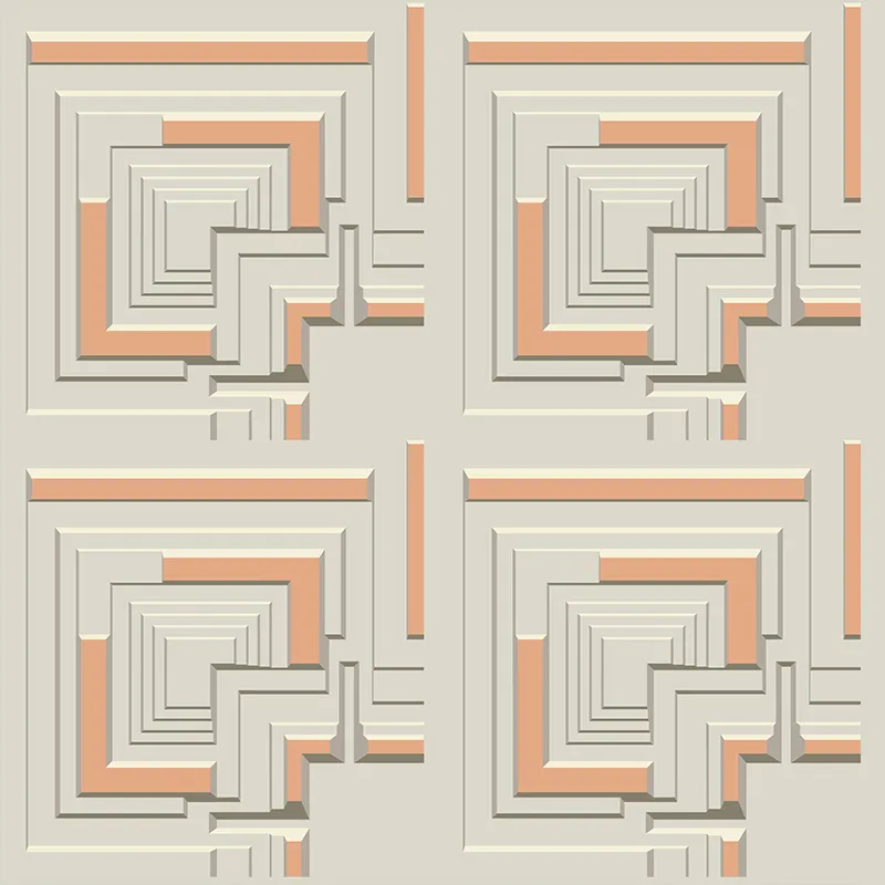 Обои для стен Bradbury & Bradbury Frank Lloyd Wright shadows_7_600