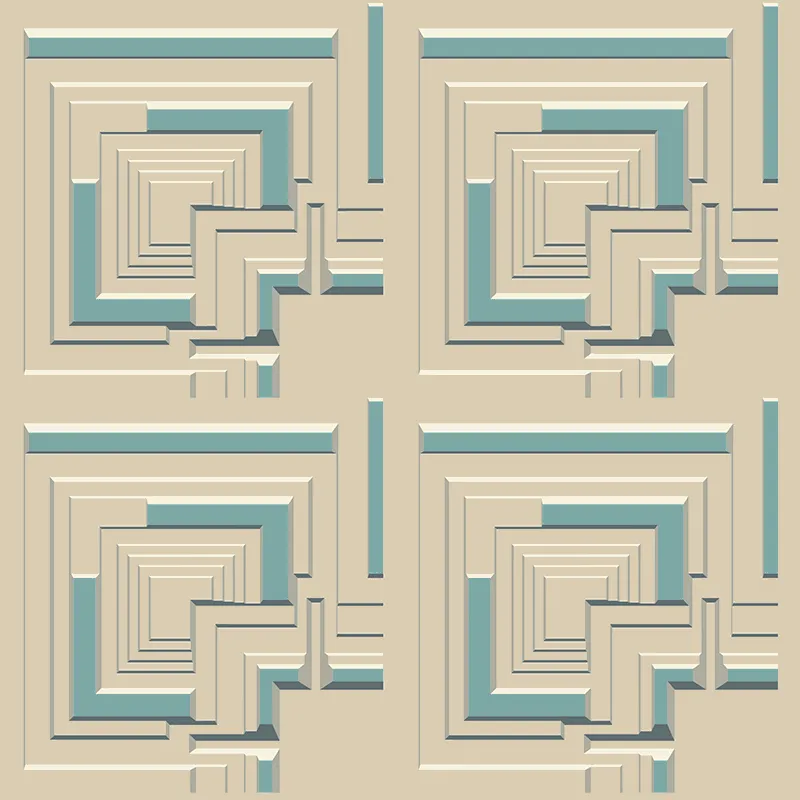 Обои для стен Bradbury & Bradbury Frank Lloyd Wright shadows_b_600