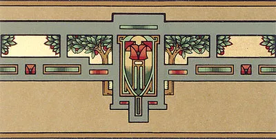 Обои для стен Bradbury & Bradbury Arts & Crafts kraft_appletree_400