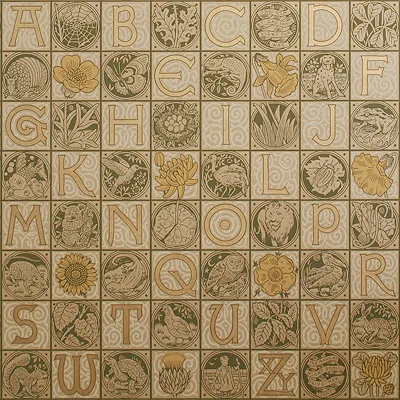 Обои для стен Bradbury & Bradbury Arts & Crafts kraft_child_400