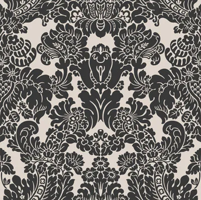 Обои для стен Bradbury & Bradbury Damasks warwick_jet_400