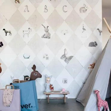 Обои для стен Studio OnsZelf Little Wallpaper foto-grijze-wieber