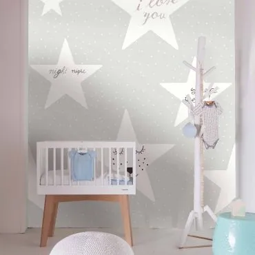 Обои для стен Studio OnsZelf Little Wallpaper grijze-ster