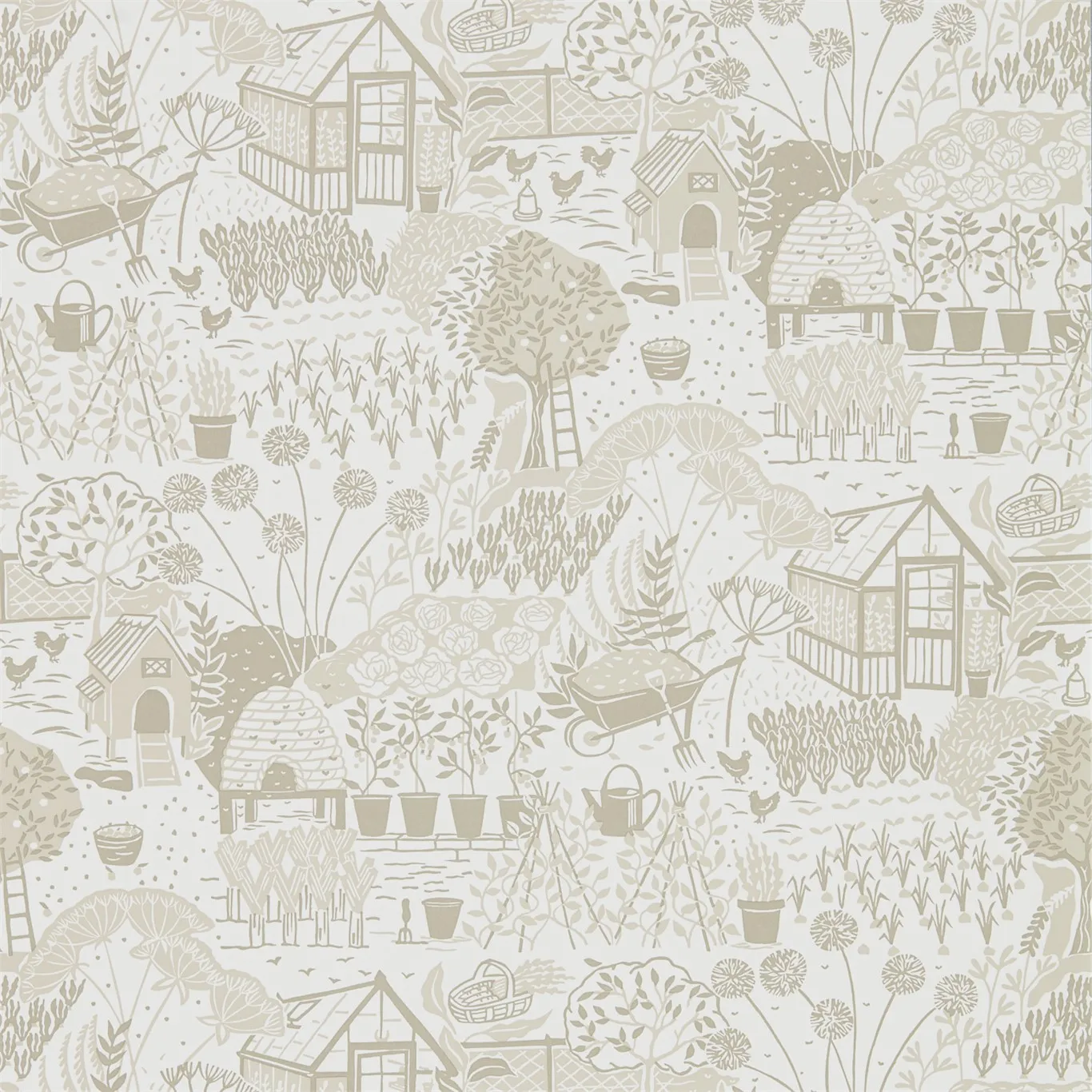 Обои для стен Sanderson Potting Room 216353