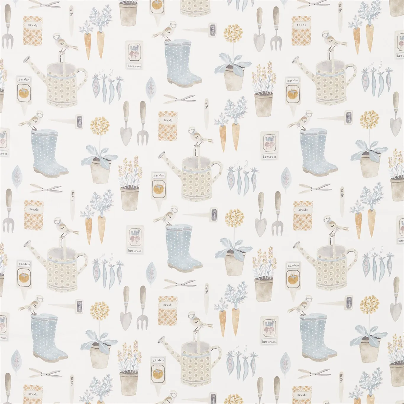 Ткань Sanderson Potting Room Prints And Embroideries 226349