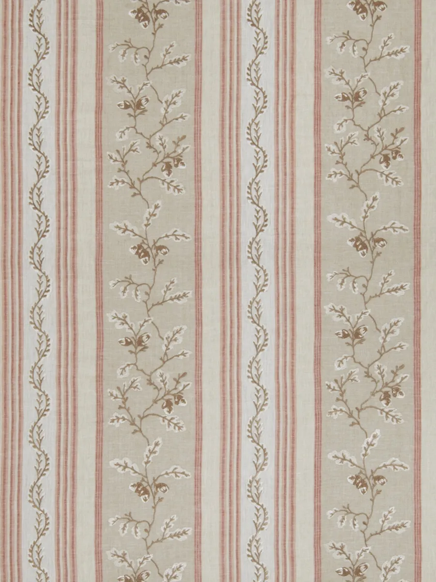 Ткань Stroheim Charles Faudree Collection Charles Faudree Linen Window Francie Stripe - Rosewater
