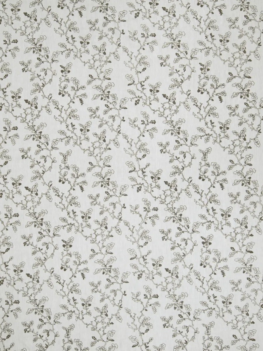Ткань Stroheim Charles Faudree Collection Charles Faudree Linen Window Oakleaf Trail - Cinder