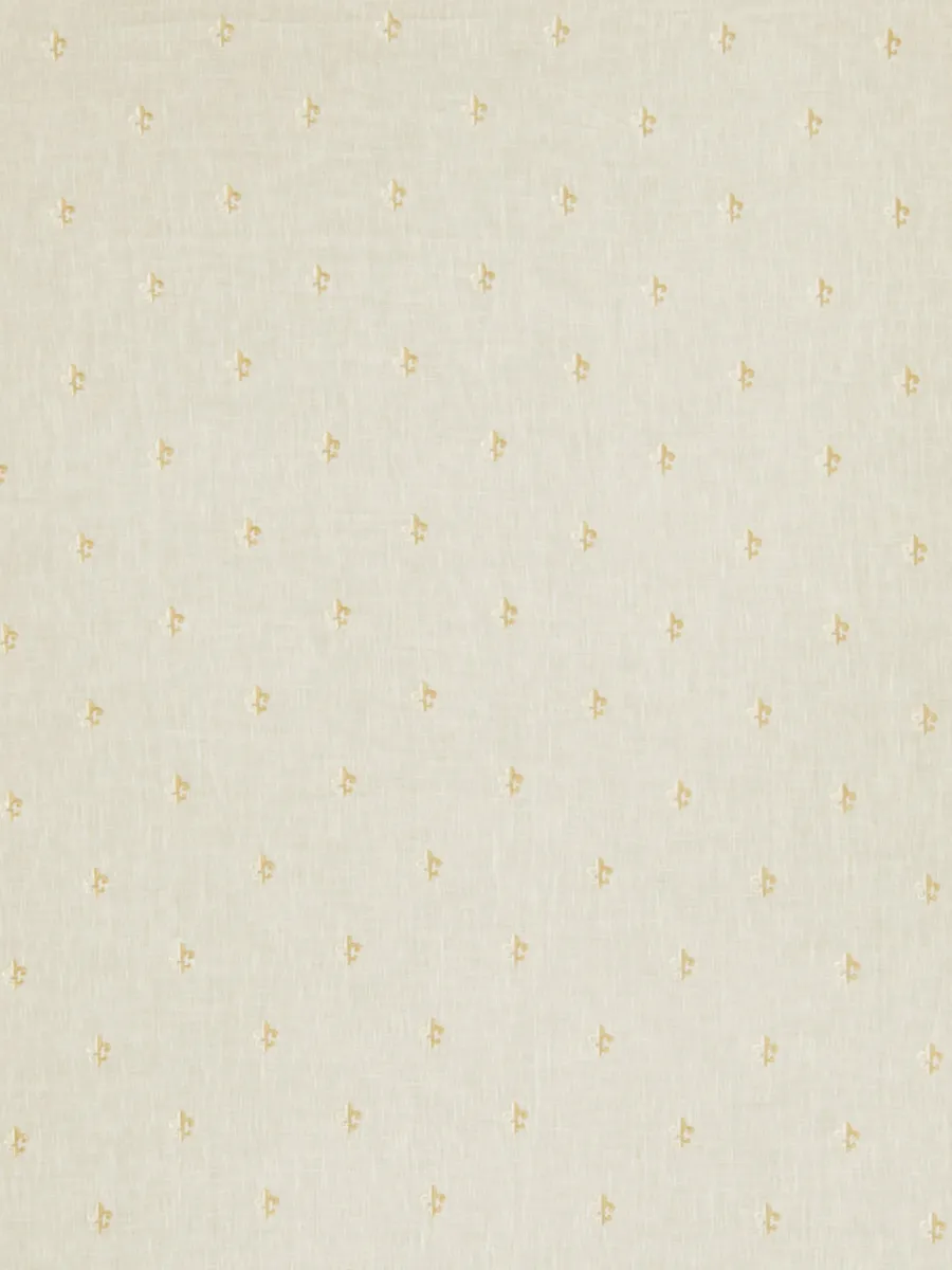 Ткань Stroheim Charles Faudree Collection Charles Faudree Linen Window Sheer De Lys - Barley