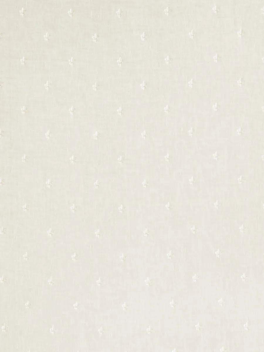 Ткань Stroheim Charles Faudree Collection Charles Faudree Linen Window Sheer De Lys - Dove