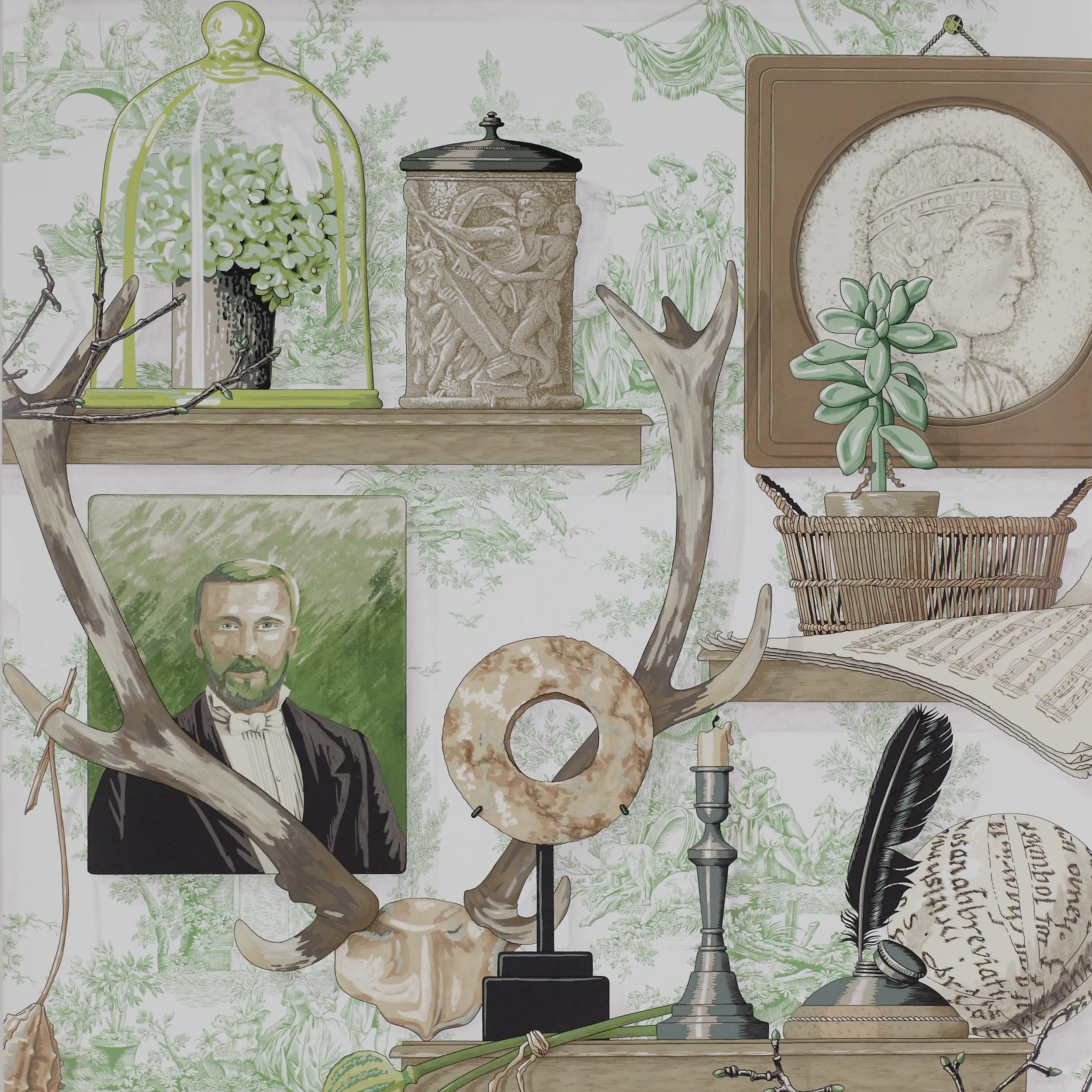 Обои для стен Manuel Canovas Papiers Peints Trianon 3071