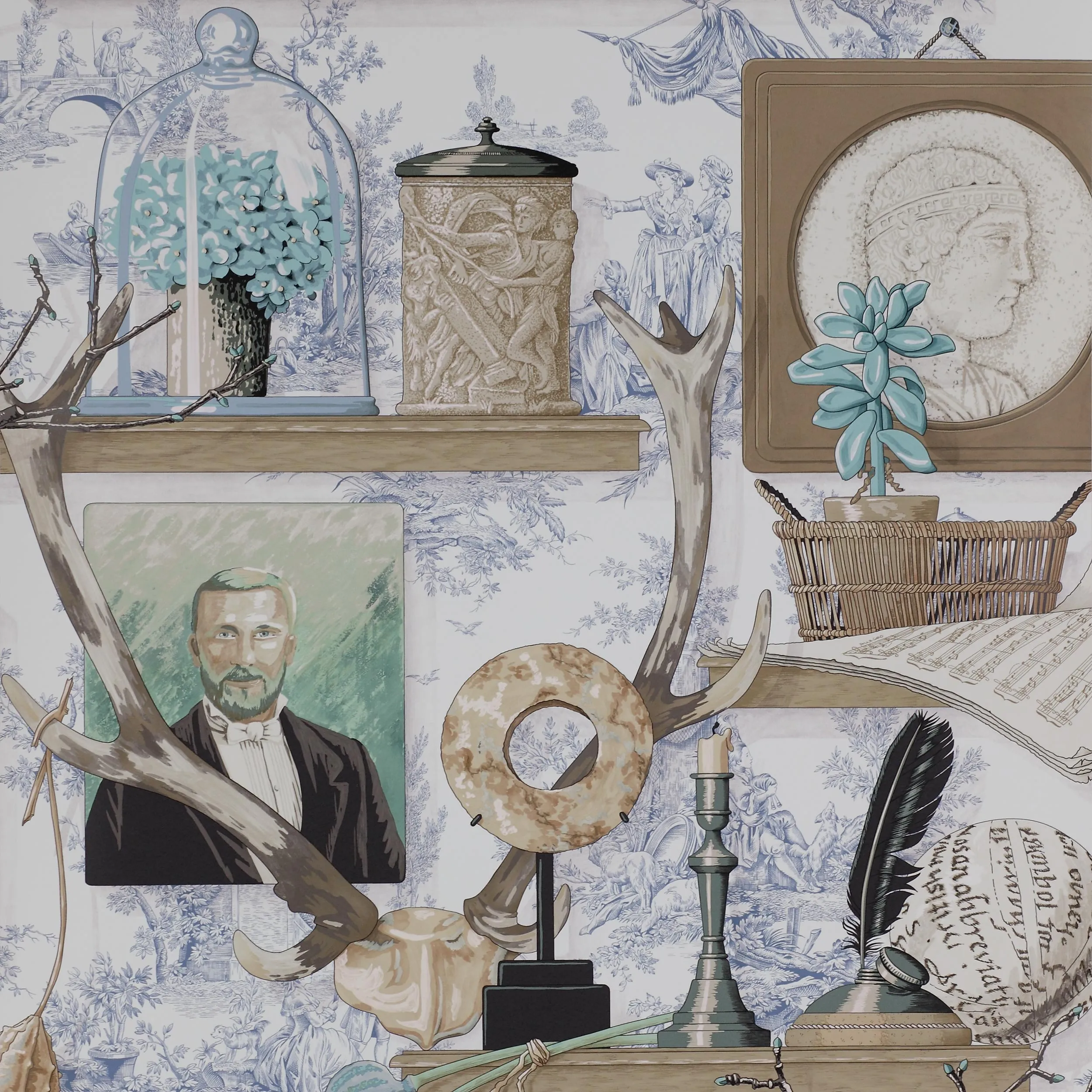 Обои для стен Manuel Canovas Papiers Peints Trianon 3071