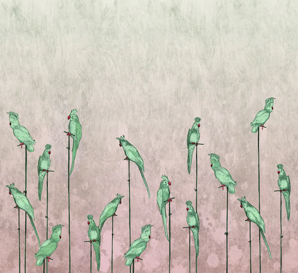 Обои для стен Tenue de Ville Ode Aralia-green