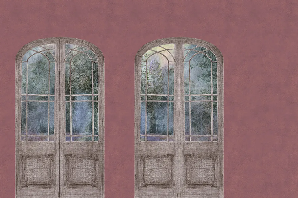 Обои для стен Tenue de Ville Ode Arcade-pink #2