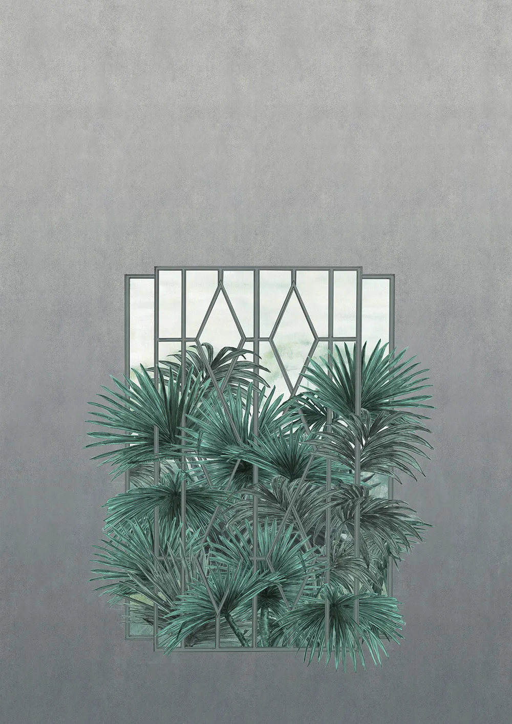 Обои для стен Tenue de Ville Ode Howea-grey