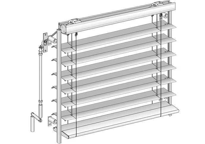 Жалюзи горизонтальные aussenraffstore-5984