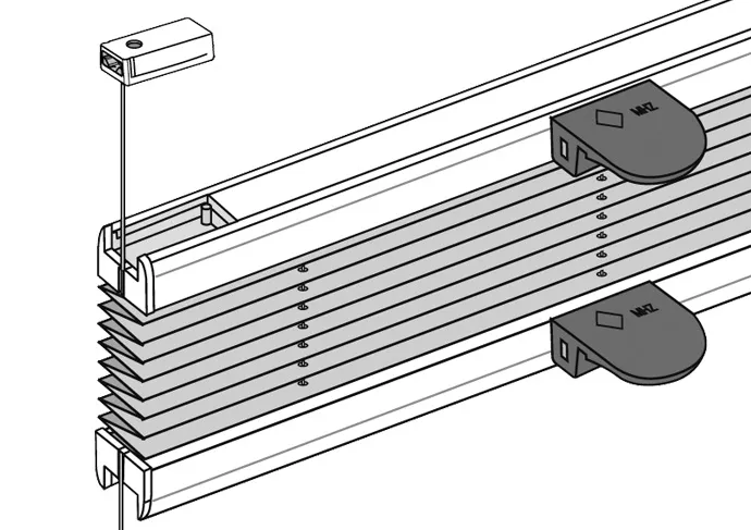 Плиссированные шторы plissee-8220