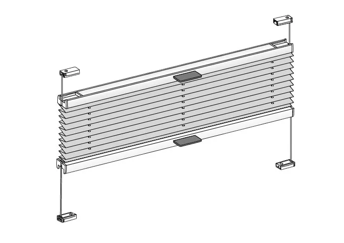Плиссированные шторы plissee-8222