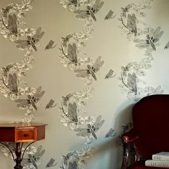 Обои для стен Barneby Gates Barneby Walpapers dragonfiles_pewter