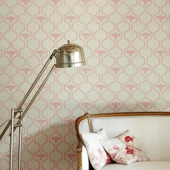 Обои для стен Barneby Gates Barneby Walpapers honeybees_roseonstone