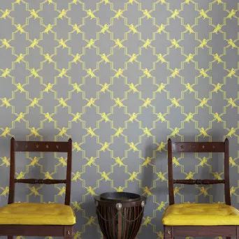 Обои для стен Barneby Gates Barneby Walpapers horsetrellis_acidongr