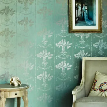 Обои для стен Barneby Gates Barneby Walpapers luckycharms_graphiteondenim