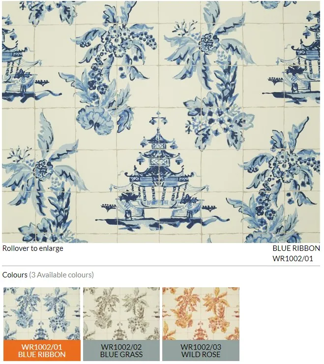 Обои для стен No.9 Thompson No.9 Wallpapers 01_PAGODA AND PALMS