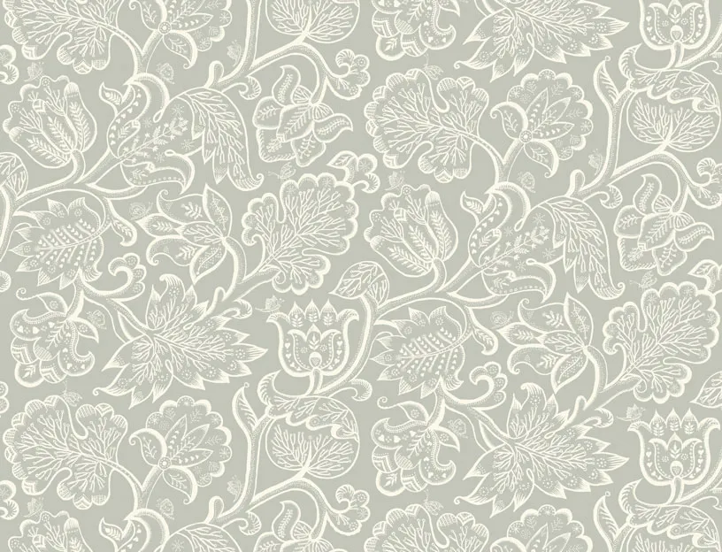 Обои для стен Blendworth Celia Birtwell’s Classic Jacobean-Ice-Queen