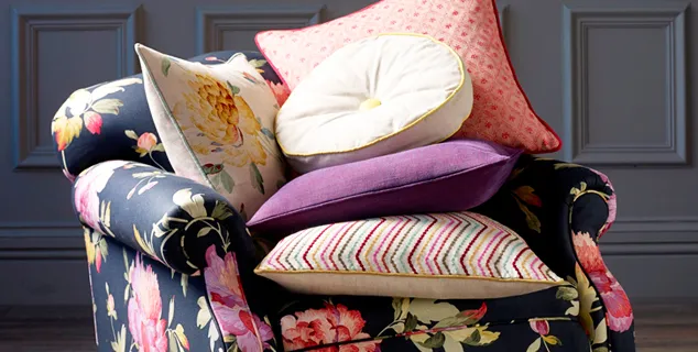 Ткань Swaffer Austen chair-cushion-stack