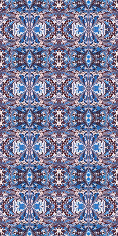 Ткань Susi Bellamy Luxury fabric collection blue-fantasy