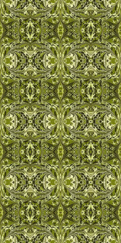 Ткань Susi Bellamy Luxury fabric collection khaki-fantasy