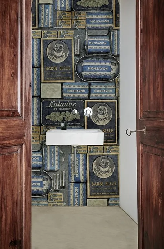 Обои для стен Wall&Deco 2017 Wet System MON-SAVON-1