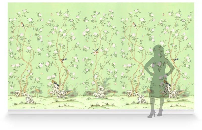 Обои для стен Paul Montgomery Melange HydeParkEmeraldRM