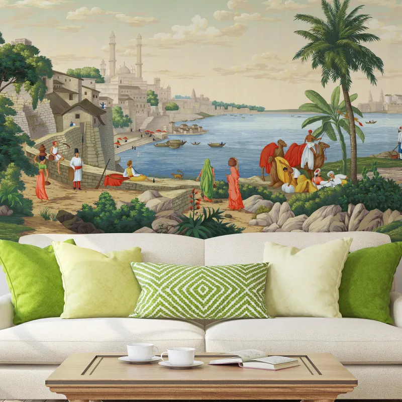 Обои для стен Paul Montgomery Panoramics India Living_02
