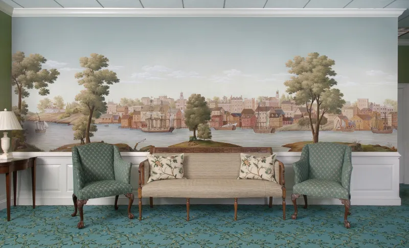 Обои для стен Paul Montgomery Panoramics Sea Port New