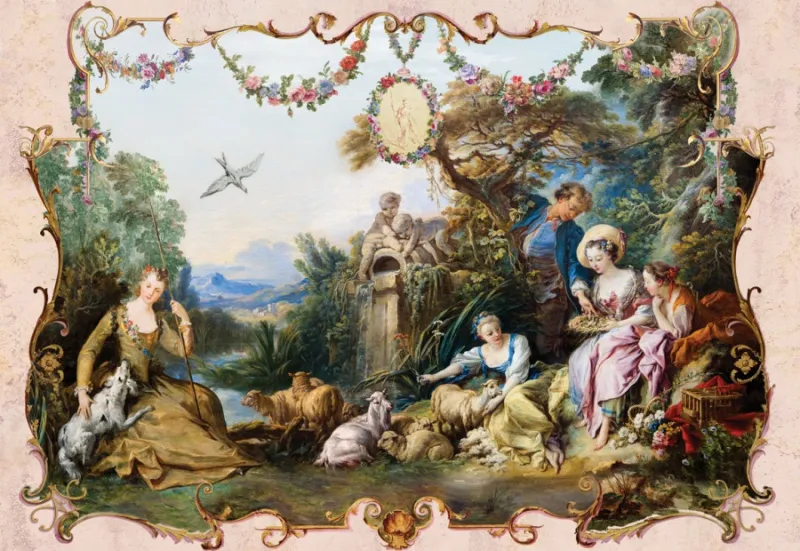 Обои для стен Affresco Классические орнаменты Aff3390