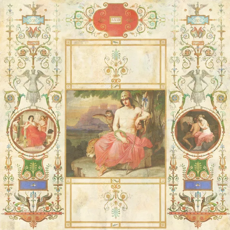 Обои для стен Affresco Классические орнаменты Aff5067